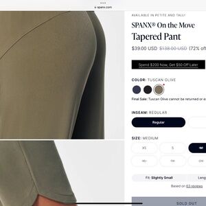 SPANX® On the Move Tapered Pant